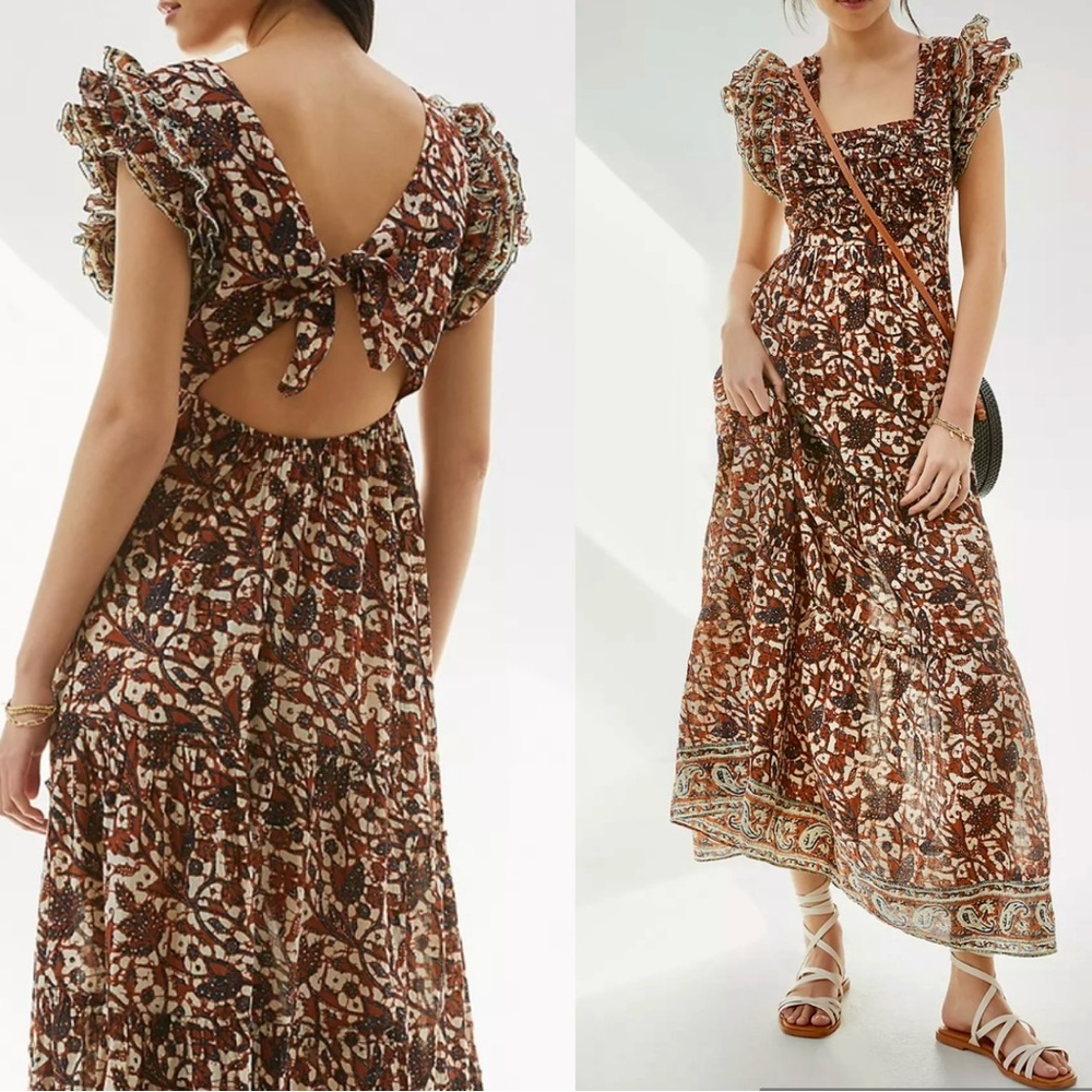 Love The Label Mirabelle Ruffled Maxi Dress